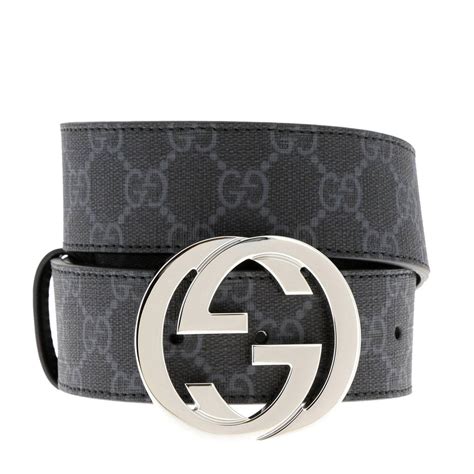 mens black gucci belt|gucci belt men's black imprime.